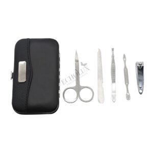 6 Pieces Portable Stainless Steel Manicure & Pedicure Set