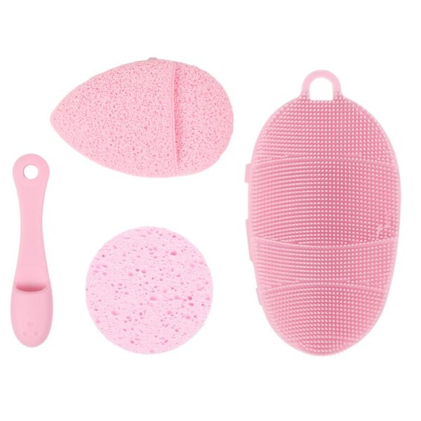 4 in 1  Facial Cleansing Seaweed Sponge Set - Image 2