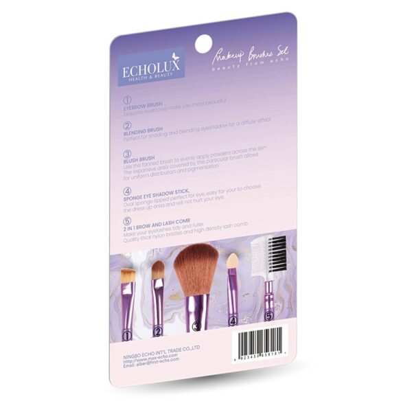 5 pieces makeup brushs - Image 2