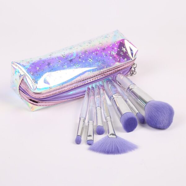 7 piece brush set & cosmetic bag - Image 9