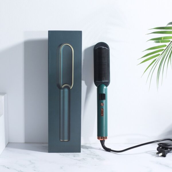 Electric Hair Straightener Brush - Image 4