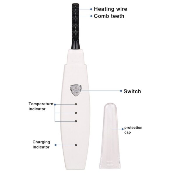 Electric Plastic Heated Eyelash Curler - Image 5