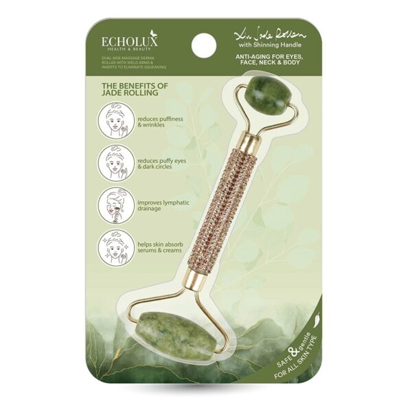 Shinning Handle Jade Roller - Image 2