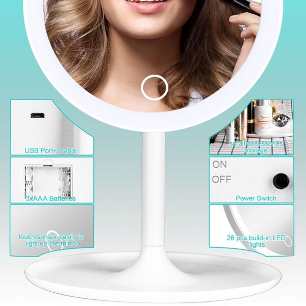 LED FLAT MAKEUP MIRROR - Image 4