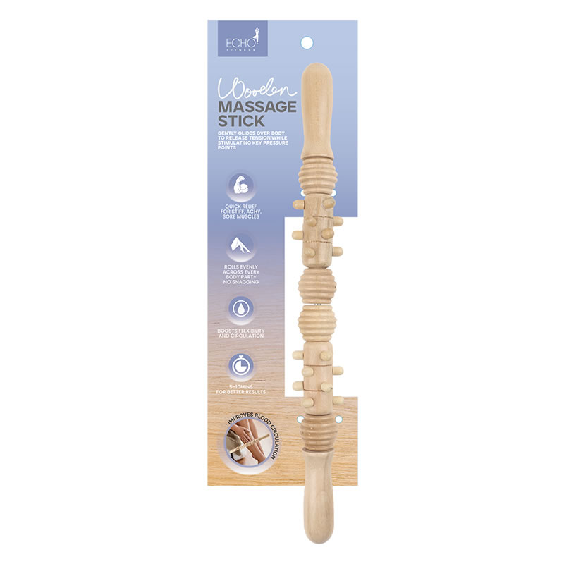 Wooden Leg Stick Massager
